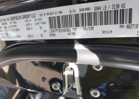 2014 Ram 1500 Sport from USA, damaged, VIN 1C6RR7MT8ES405083